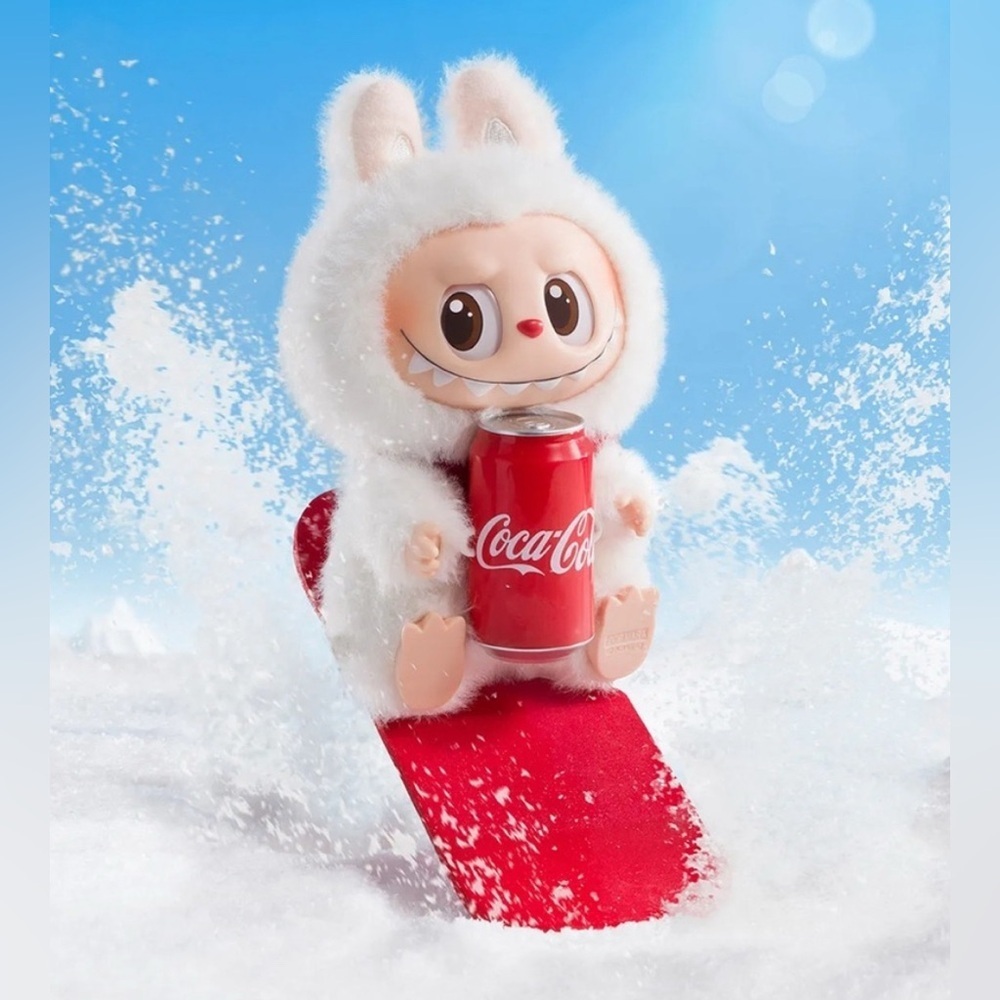 LaBuBu Coca Cola Sitting Happy Factor CONFIRMED received directly from Pop Mart